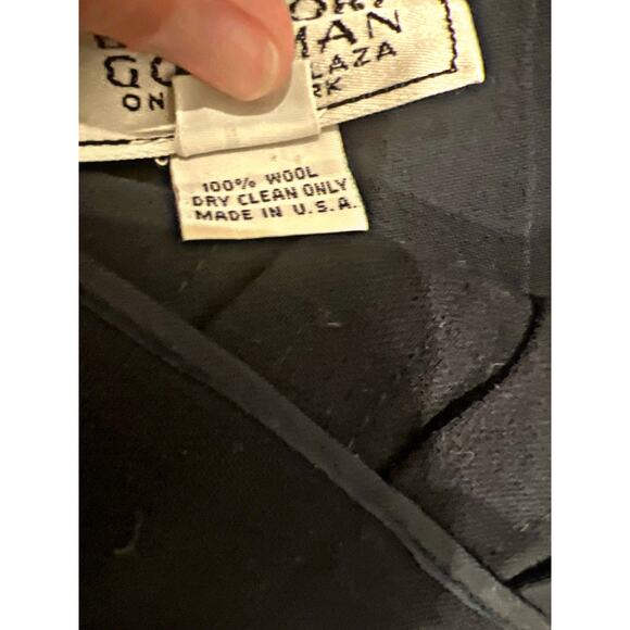 Bergdorf Goodman - 100% Wool Pleated Midi Skirt - Picture 8 of 8